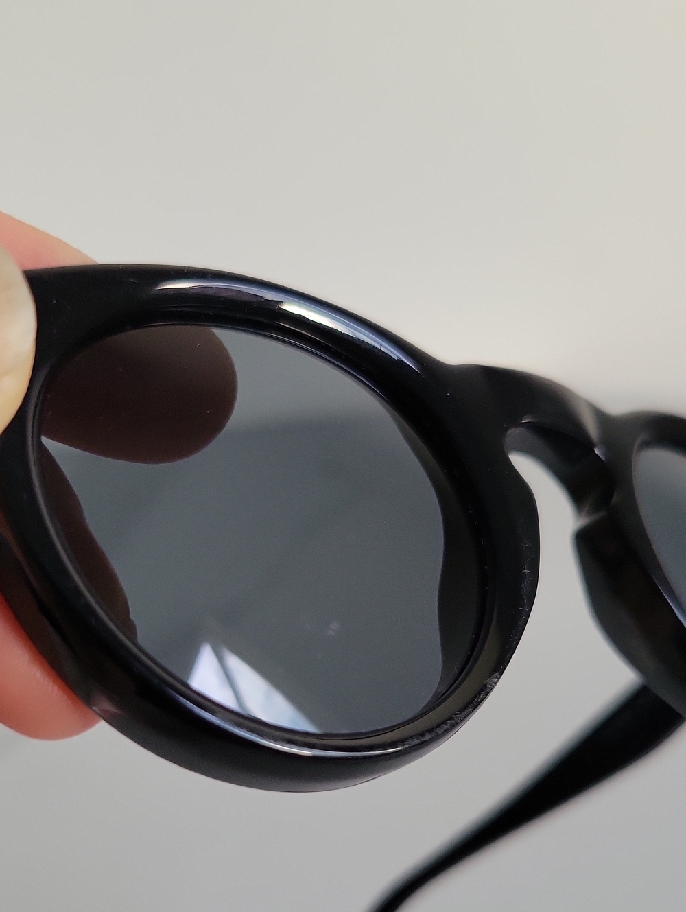 Celine CL41370S Classic Round Black Sunglasses - Picture 11 of 13